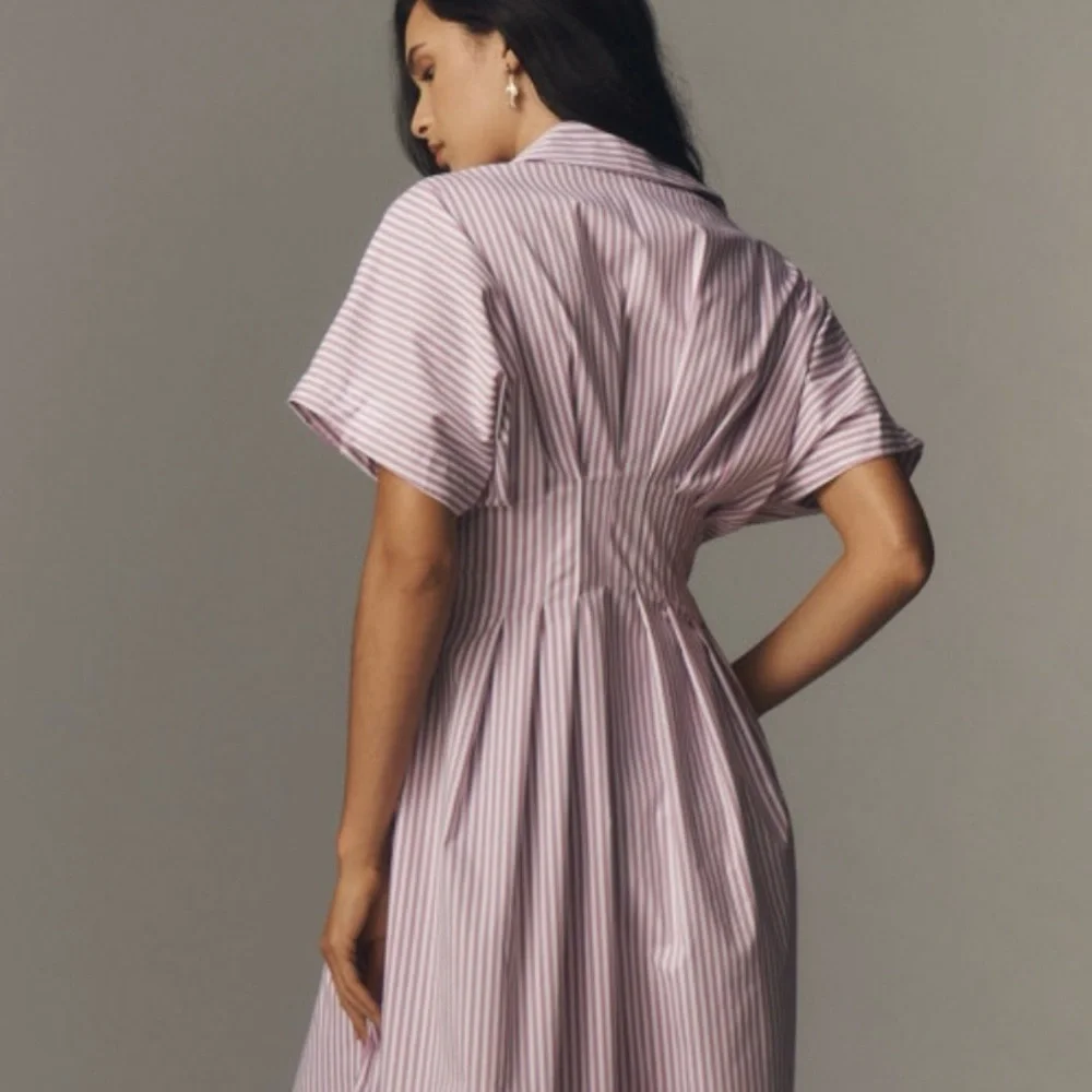 Anthropologie Esquise Tobie dress XS purple
Motif stripe - Picture 3 of 7